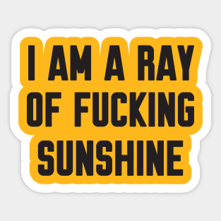 Ray of sunshine-funnychristmas 2023 Sticker